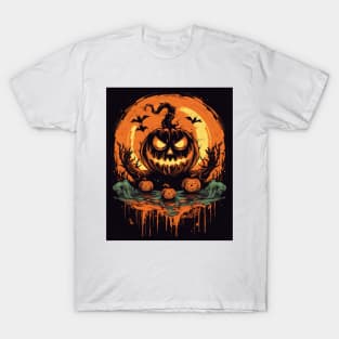 possessed pumpkin during halloween T-Shirt